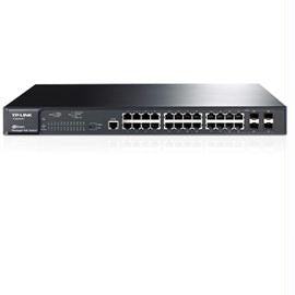 TP-Link Network TL-SG3424P Switch JetStream 24Port Gigabit L2 Managed PoE Switch 4xCombo SFP Slots