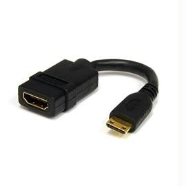 StarTech Cable HDACFM5IN 5inch High Speed HDMI with Ethernet HDMI to HDMI Mini-Female-Male