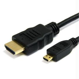 StarTech Cable HDMIADMM6 6feet High Speed HDMI to HDMI Micro Cable with Ethernet Male-Male