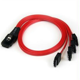 StarTech Cable SAS8087S4R50 50cm SFF-8087 to 4xSATA Internal miniSAS SATA Reverse Cable