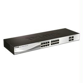 D-Link Network DGS-1210-20 16Port GbE Switch 10-100-1000 Mbps with 4Port SFP