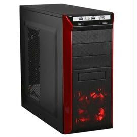 Rosewill Case REDBONE U3 Mid Tower USB 3.0 eSATA 3x120mm Fans SECC Steel Black