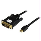 StarTech Cable MDP2DVIMM3B 3feet MiniDisplayPort to DVI Adapter Converter 1920x1200 Black
