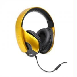 SYBA Headphone OG-AUD63070 Oblanc SHELL200 with In-Line Microphone Gold Retai