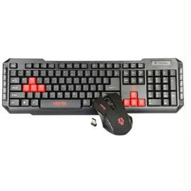 Viotek Input Device VT-KW-10C HAWKPECK 2.4GHz Wireless Mouse+Keyboard 800-2000dpi Black-Red