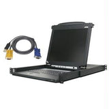Aten KVM CL1008MUKIT 8Port LCD KVM with 8 USB KVM Cables Bundle