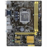 Asus Motherboard H81M-E Core i7-i5-i3 H81 LGA1150 16GB DDR3 PCI Express SATA USB microATX