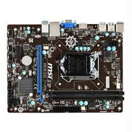 MSI Motherboard H81M-E33 Core i7 H81 LGA1150 DDR3 SATA PCI Express USB-VGA-HDMI microATX