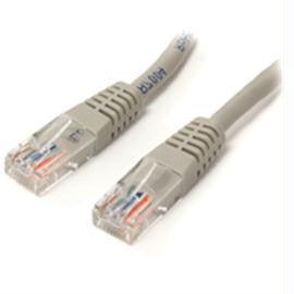 StarTech Cable M45PATCH1GR 1feet Cat5e Gray Molded RJ45 UTP Patch Cable