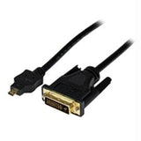 StarTech Cable HDDDVIMM2M 2m Micro HDMI to DVI-D Cable Male-Male Black