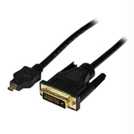 StarTech Cable HDDDVIMM2M 2m Micro HDMI to DVI-D Cable Male-Male Black