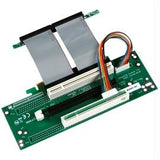 iStarUSA Accessory DD-643611-C9 1xPCI Express x16 + 2xPCI Riser Card with 9CM Ribbon Cable Brown Box