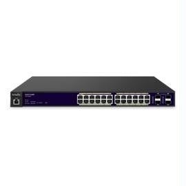 EnGenius Network EGS7228P 24-Port Gigabit PoE+ L2 Managed Switch with 4 Dual-Speed SFP