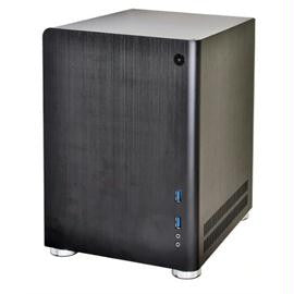 Lian-Li Case PC-Q01B Mini Tower 2.5-3.5inch x2 HDD USB Mini-ITX-Mini-DTX PSU Black