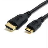 StarTech Cable HDMIACMM1 1feet High Speed HDMI to HDMI Mini Cable with Ethernet Male-Male