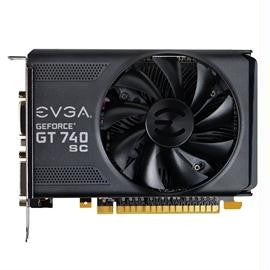 eVGA Video Card 04G-P4-3748-KR GT 740 4GB DDR5 128B DVI-I-DVI-D-HDMI Superclocked