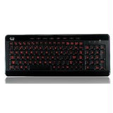 Adesso Keyboard AKB-120EB USB 3-Color Illuminated Compact Multimedia SlimTouch