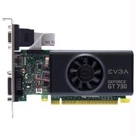 eVGA Video Card 01G-P3-3731-KR GT730 1GB DDR5 64Bit PCI Express 2.0 DVI-D-HDMI Low Profile