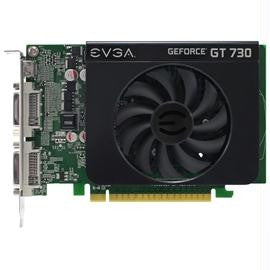 eVGA Video Card 02G-P3-2738-KR GT730 2GB DDR3 128Bit PCI Express 2.0 HDMI-DVI-I