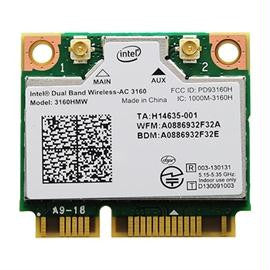 Intel Network 3160.NGWG.R WiFi Wireless-AC 3160 Dual Band 1x1 AC+ Bluetooth M.2 Brown Box