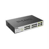 D-Link Network DES-1018MP 16Port 10-100 Unmanaged Desktop-Rackmount PoE+ Switch