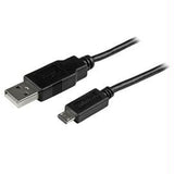 StarTech Cable USBAUB3BK 3feet Mobile Charge Sync USB to Slim Micro USB for Tablet