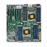 Supermicro Motherboard MBD-X10DRI-T-B LGA2011 E5-2600v3 C612 DDR4 PCI-Express SATA E-ATX Brown Box