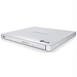 LG Storage GP65NW60 External Slim DVDRW 8X USB White with Cyberlink Software 9.5mm