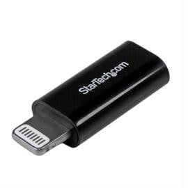 StarTech Accessory USBUBLTADPB 8pin Lightning Connector to Micro USB Adapter Black