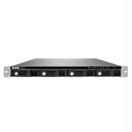 QNAP Network Attachment Storage TS-453U-RP-US 4Bay 1U Celeron Quad Core 2.0GHz 4GB DDR3 SATA 4xGbE