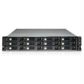 QNAP Network Attachment Storage TS-1253U-RP-US 12Bay 2U Celeron Quad Core 2.0GHz 4GB DDR3 SATA RPSU