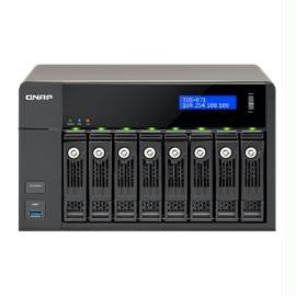 QNAP Network Attachment Storage TVS-871-i3-4G-US 8Bay Core i3-4150 4GB DDR3 SATA 10GbE PCI-Express with 4K display