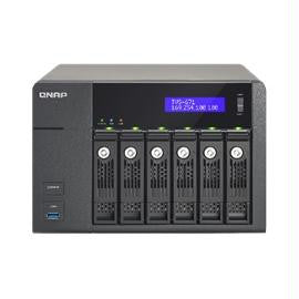 QNAP Network Attachment Storage TVS-671-i3-4G-US 6Bay Ci3-4150 4GB DDR3 SATA 10GbE PCI-Express with 4K Display