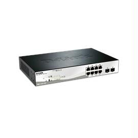 D-Link Network DGS-1210-10 Web Smart 8-Port Gigabit Switch with 2 SFP Slots