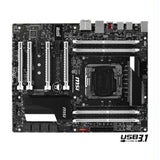 MSI Motherboard X99A SLI KRAIT EDITION Core i7 LGA2011 X99 64GB DDR4 PCI-Express SATA USB ATX