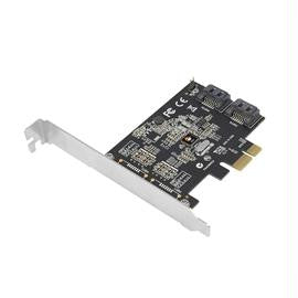 SIIG Controller Card SC-SA0L11-S2 2Port SATA 6Gbs Host Adapter PCI-Express Dual Profile Brown Box