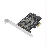 SIIG Controller Card SC-SA0L11-S2 2Port SATA 6Gbs Host Adapter PCI-Express Dual Profile Brown Box