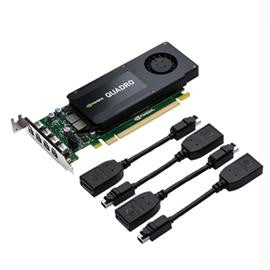 PNY Video Card VCQK1200DP-PB Quadro K1200 4GB DDR5 4x mini DisplayPort to DisplayPort Low Profile