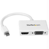 StarTech Accessory MDP2HDVGAW 2-in-1 Mini-DisplayPort to HDMI-VGA Converter A-V Adapter
