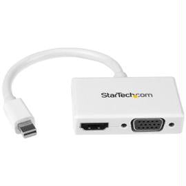 StarTech Accessory MDP2HDVGAW 2-in-1 Mini-DisplayPort to HDMI-VGA Converter A-V Adapter
