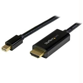 StarTech Cable MDP2HDMM2MB 6feet MiniDisplayPort to HDMI Converter Cable 4K Black