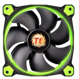 Thermaltake Fan CL-F039-PL14GR-A Riing 14 LED Green 3Pin 1400RPM 51.15CFM