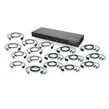IOGEAR Network KVM GCS1816iKITUTAA 16Port IP Based KVM Kit with USB KVM Cables TAA