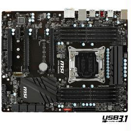 MSI Motherboard X99A Raider Haswell-E Core i7 LGA2011-3 DDR4 PCI Express SATA USB ATX