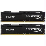 Kingston Memory HX426C15FBK2-16 16GB DDR4 2666 Unbuffered HyperX 2x8GB Fury Black