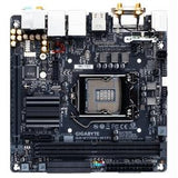 Gigabyte Motherboard GA-H170N-WIFI Core i7-i5-i3 LGA1151 H170 DDR4 PCI Express USB Mini-ITX