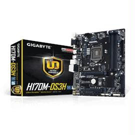 Gigabyte MB GA-H170M-DS3H Ci7-i5-i3 S1151 H170 DDR4 PCIE SATA MATX