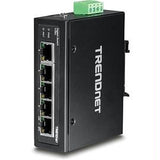 TRENDnet Network TI-G50 5Port Hardened Industrial Gigabit DIN-Rail Switch