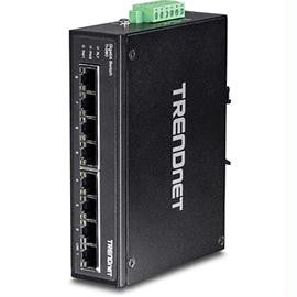 TRENDnet Network TI-G80 8Port Hardened Industrial Gigabit DIN-Rail Switch