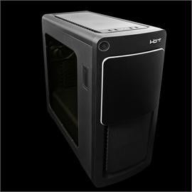 Honbon Tech Case TC-700SA-BOV1 Shield 700 Midium Tower 1-0-(5) USB NO Power Supply BlacK